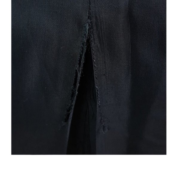 Paddye Mann Clothing (Pakenham) Black Long Sleeve Dress Made in Ontario Canada - Picture 12 of 13